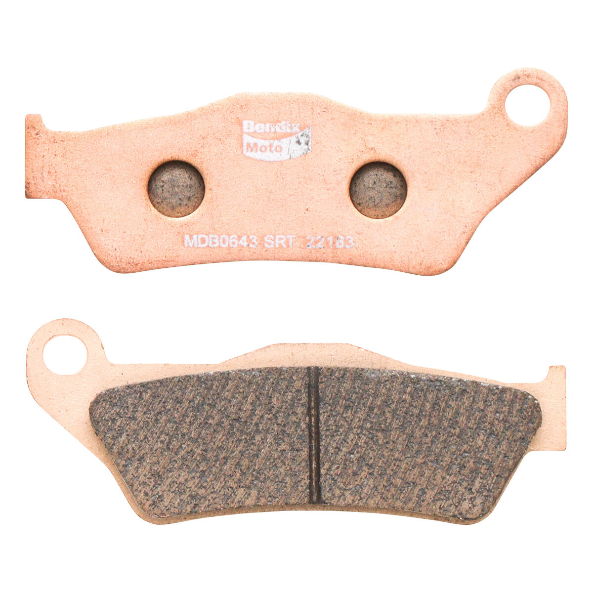 Bendix Street Road Track Motorcycle Disc Brake Pads - MDB0643-SRT, , scanz_hi-res
