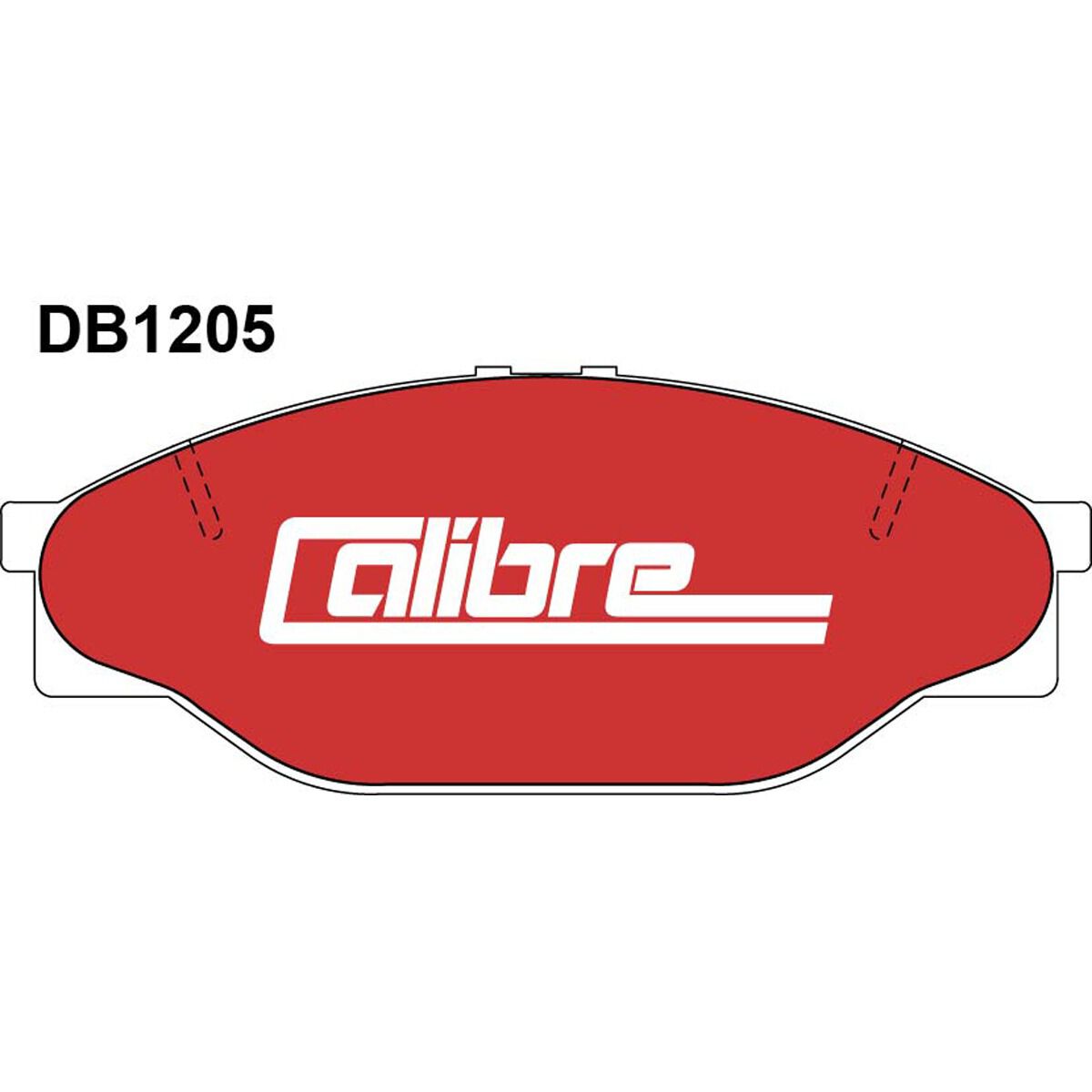 Calibre Disc Brake Pads DB1205CAL, , scanz_hi-res