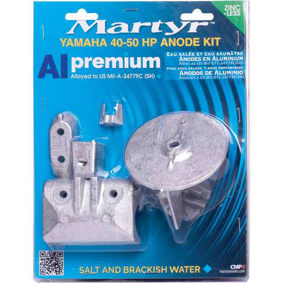 Martyr Alloy Outboard Anode Kit - CMY4050KITA, , scanz_hi-res