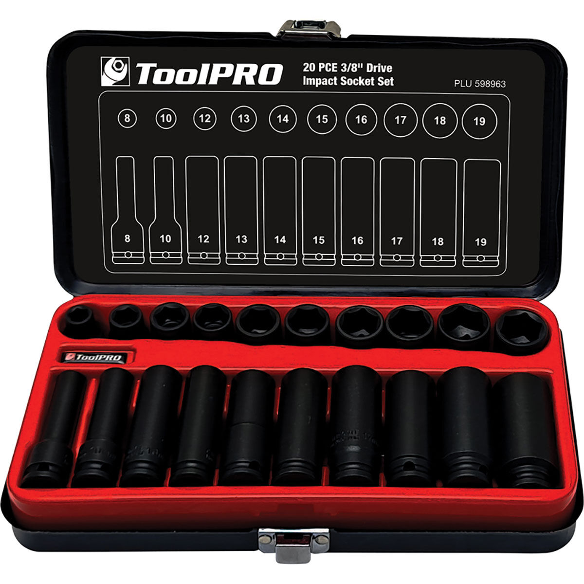 ToolPRO Impact Socket Set 3 8