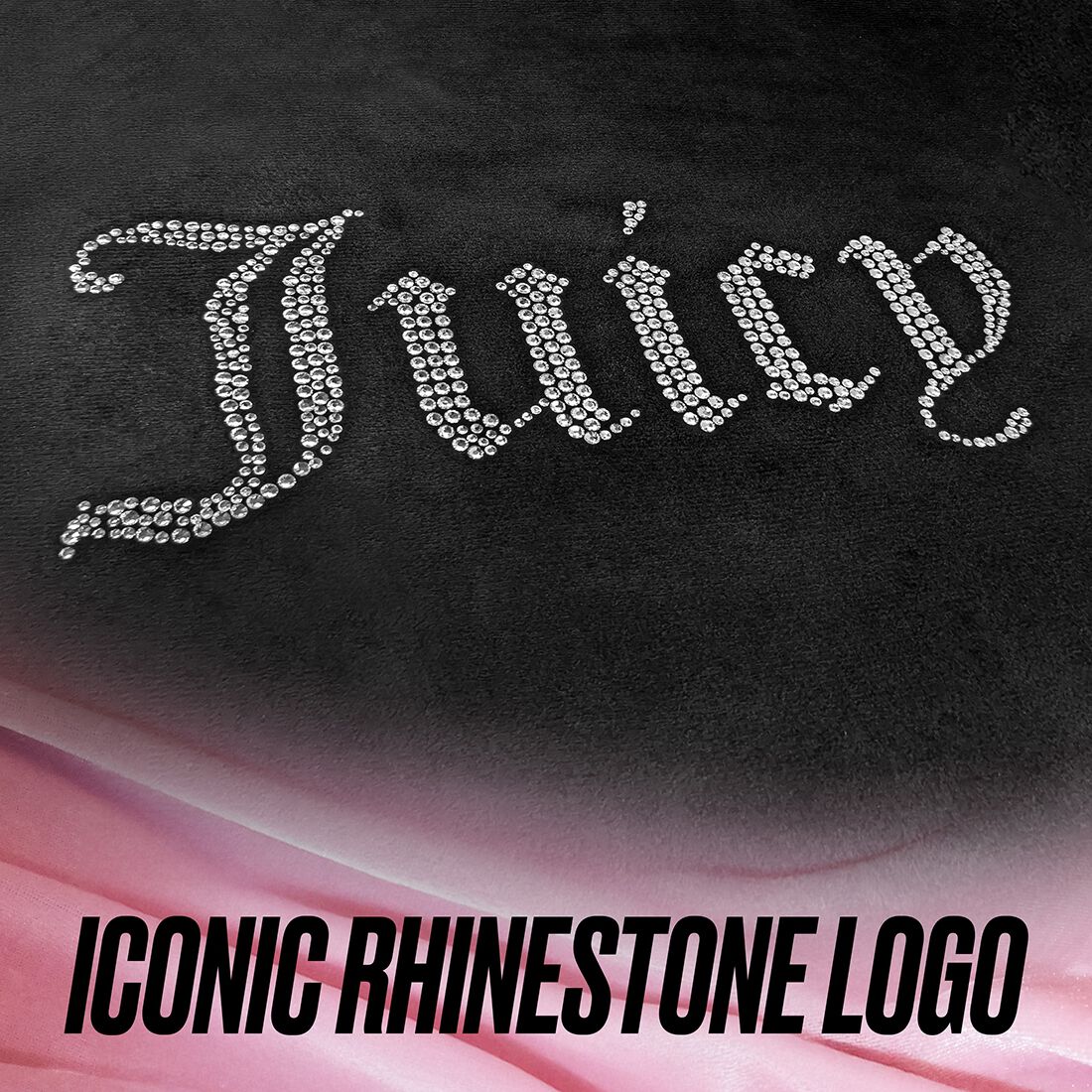 Juicy Couture 2 Piece OG Big Bling Seat Covers - Black, , scanz_hi-res