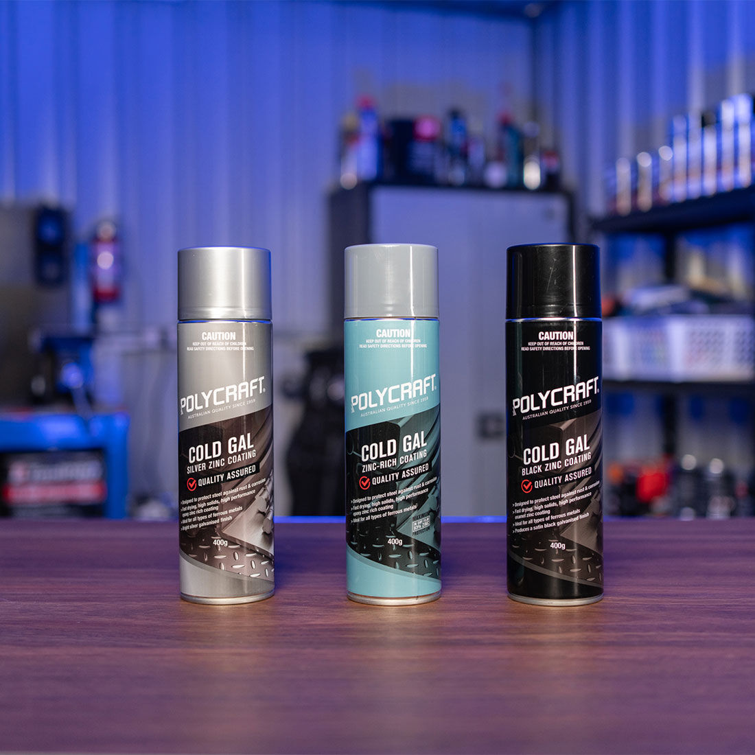 Polycraft Cold Gal Zinc Rich Coating 400g, , scanz_hi-res