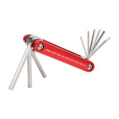 SCA Folding Hex Key Set - SAE, 9 Pieces, , scanz_hi-res