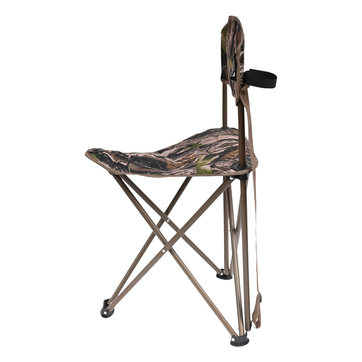 Ridge Ryder Camouflage Tripod Stool with Backrest, , scanz_hi-res