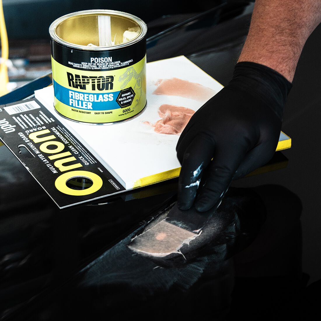 Raptor Fibreglass Filler 1KG, , scanz_hi-res