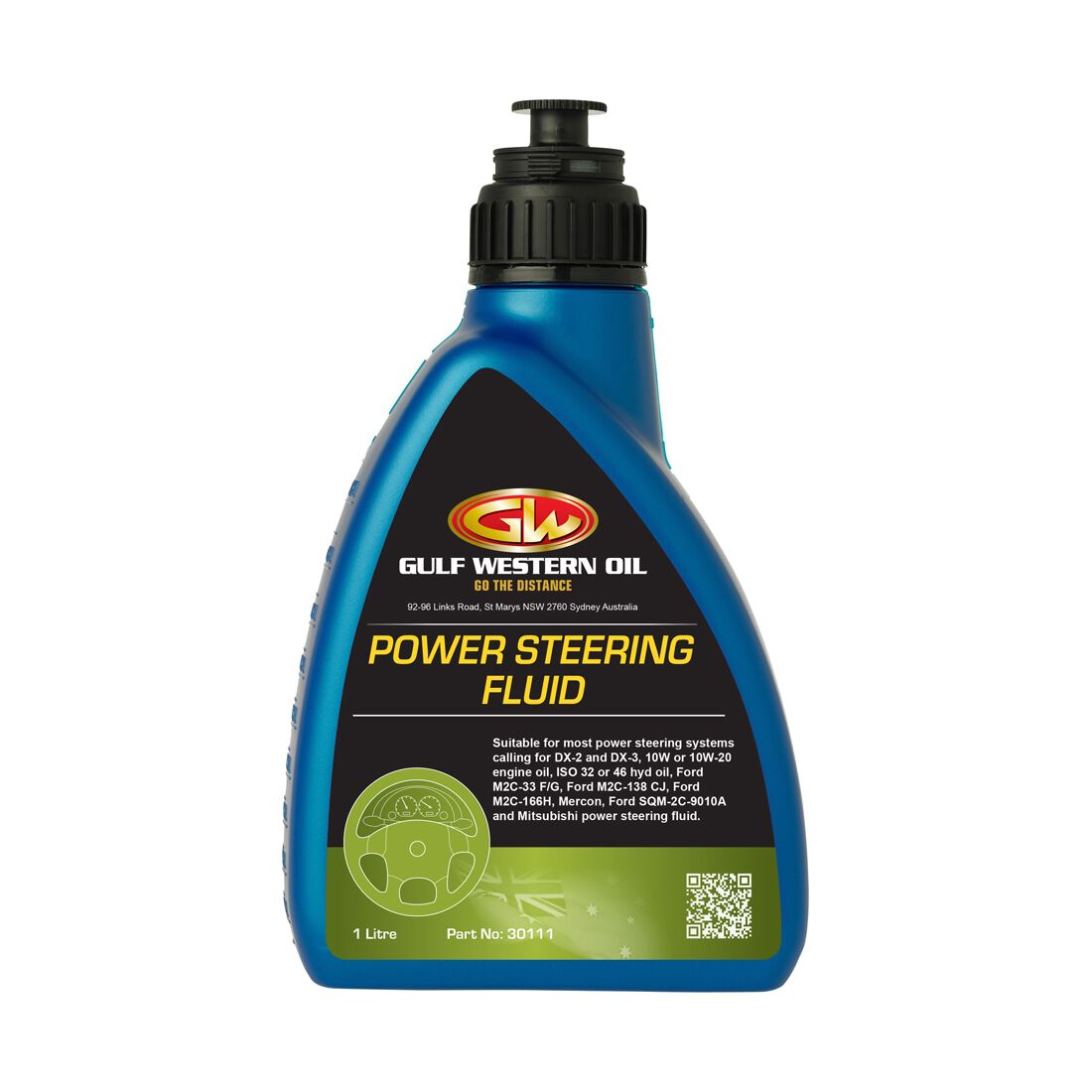 Gulf Western Power Steering Fluid 1L, , scanz_hi-res