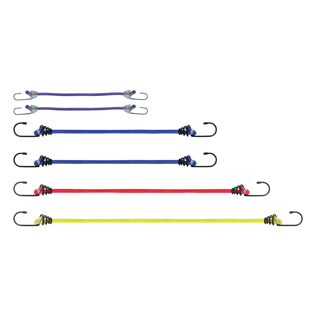 Gripwell Metal Hook Bungee Cord - 6 Pack, , scanz_hi-res