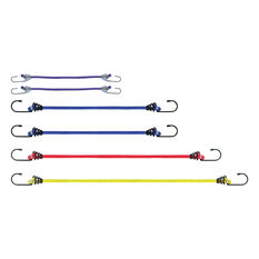 Elastic Bungee Rope with Hooks, Metal Shock Cord Hooks for Outdoor Tying  Down Tarpaulins, Motorcycle Transport Locking Load Securing