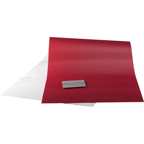 TypeS Adhesive Wrap Red 30cm x 90cm, , scanz_hi-res