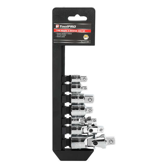 ToolPRO Adaptor And Universal Joint Set 7 Piece, , scanz_hi-res