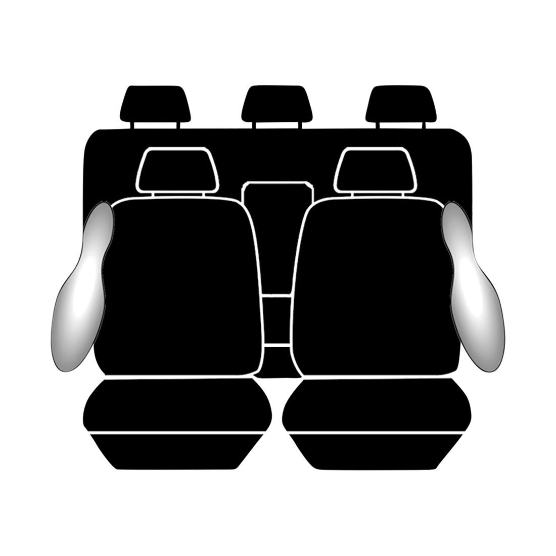 Ilana Horizon Tailor Made Pack For Mitsubishi Triton MQ Dual Cab 01/15+, , scanz_hi-res