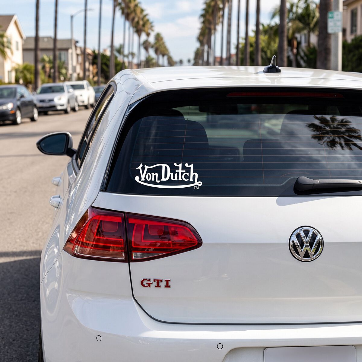 Von Dutch 3 Pack Vinyl Eye Decals - Pink/White, , scanz_hi-res