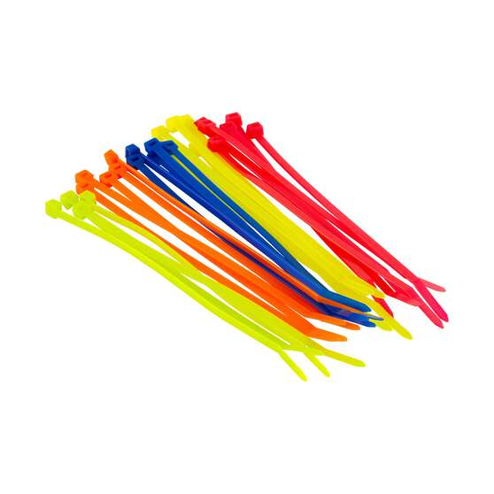 Tridon Cable Tie Pack, Assorted Colours, 200mm x 4.8mm, 100 Pack - CTP31, , scanz_hi-res