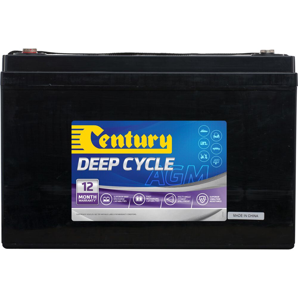Century Deep Cycle AGM Battery C12120DA, 120Ah Supercheap Auto New