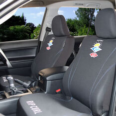 Rip Curl The Search Neoprene Seat Covers Black Adjustable Headrests Airbag Compatible, , scanz_hi-res