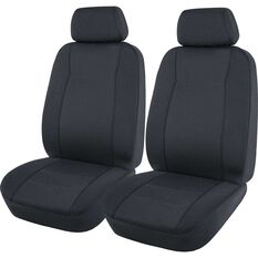 SCA Jacquard Seat Covers - Charcoal Adjustable Headrests Airbag Compatible, , scanz_hi-res