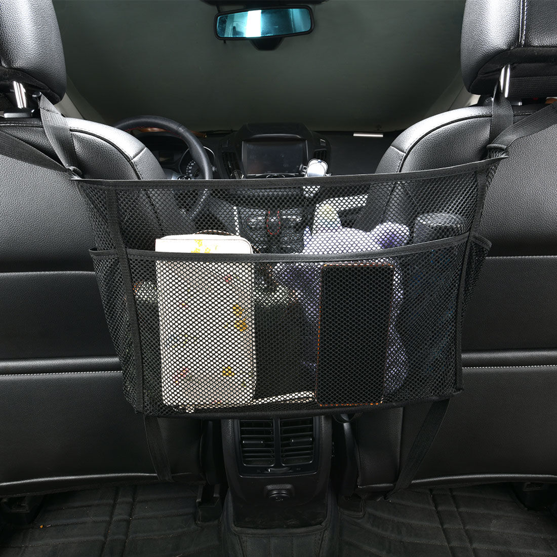 Cabin Crew Repreve Between Seat Organiser Black, , scanz_hi-res