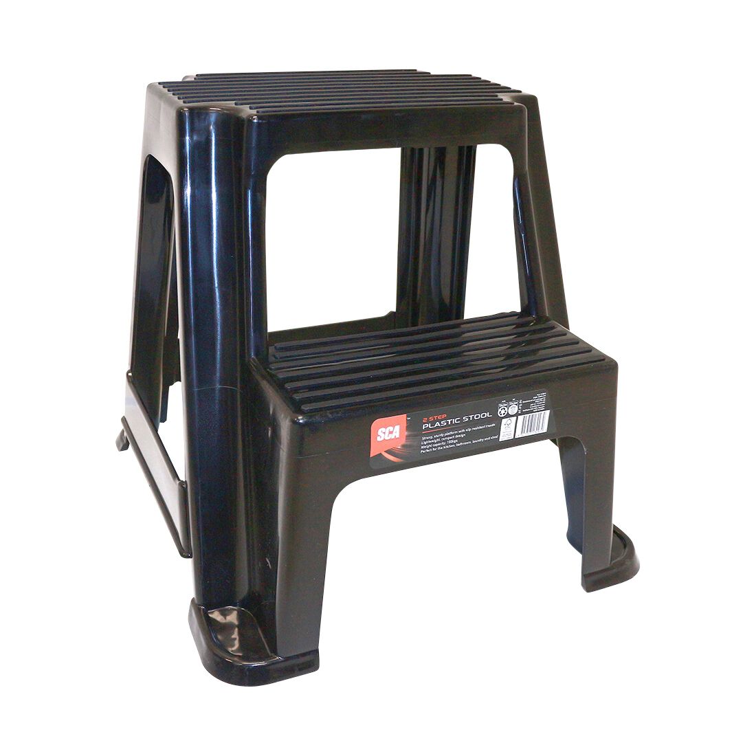 SCA Plastic 2 Step Stool - 100kg Capacity, , scanz_hi-res