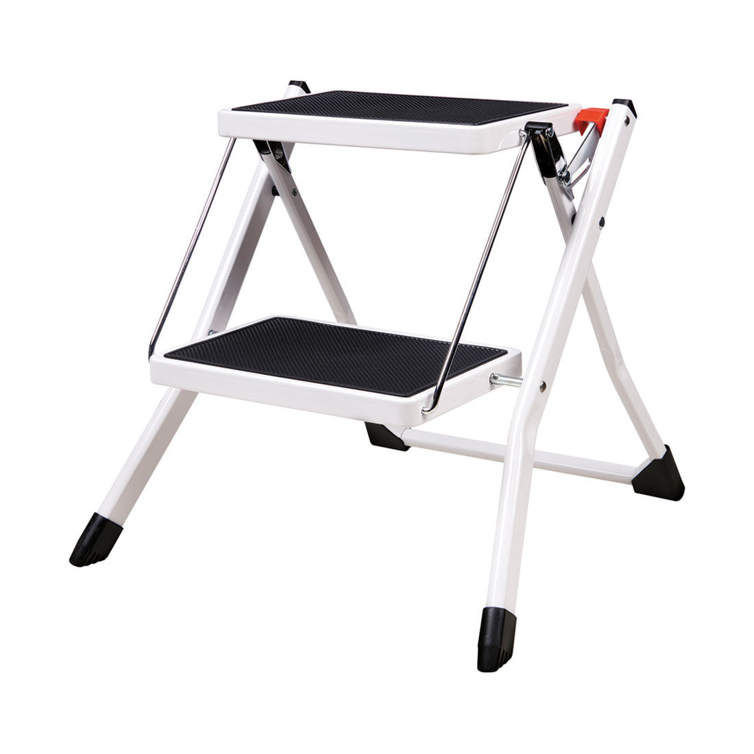 Folding double store step stool