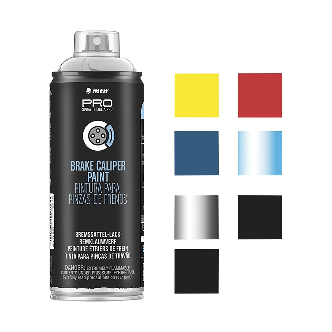 MTN PRO Caliper Paint Silver 400ml Spray Paint, , scanz_hi-res
