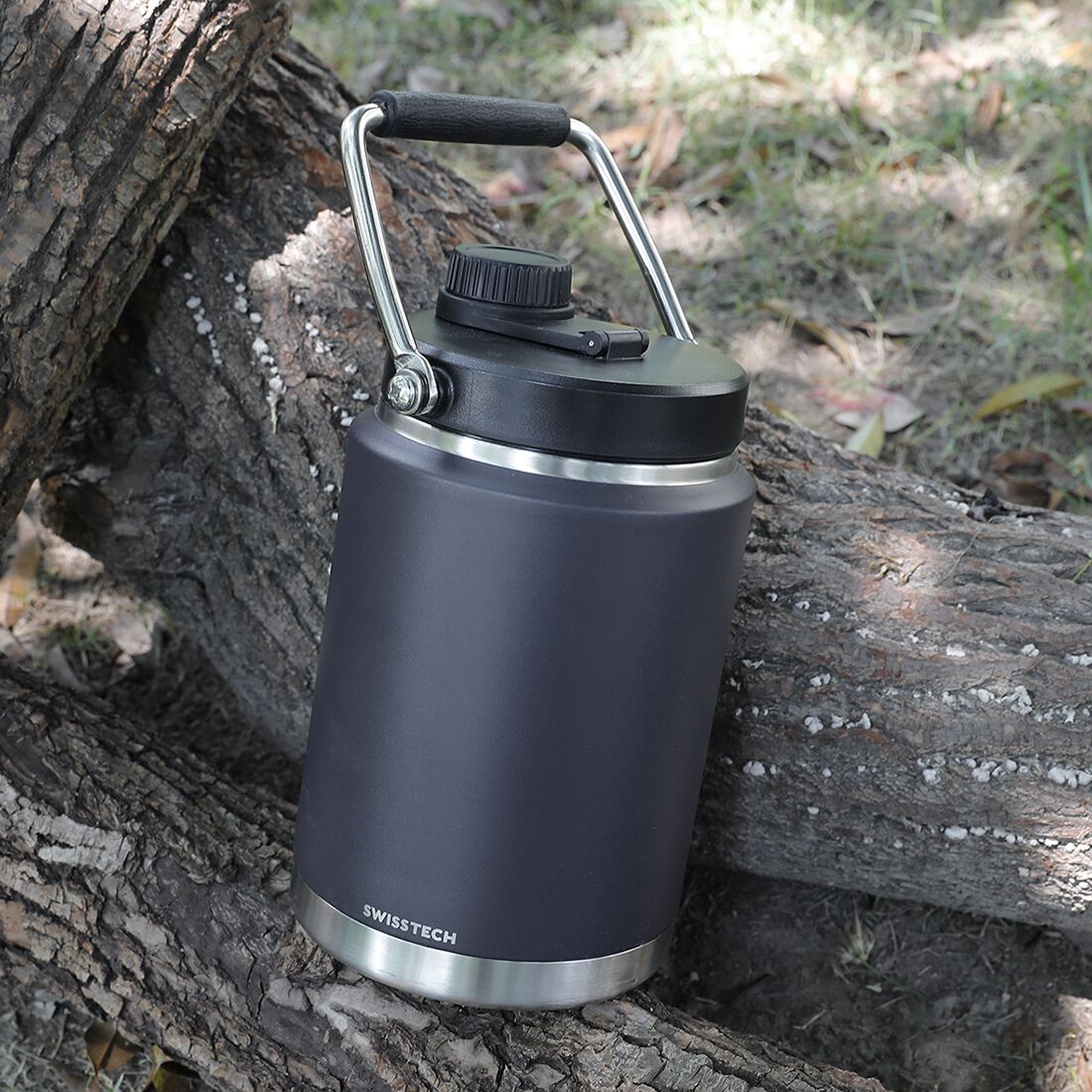 Swiss Tech Jug - 64oz/1892ml, Charcoal, , scanz_hi-res