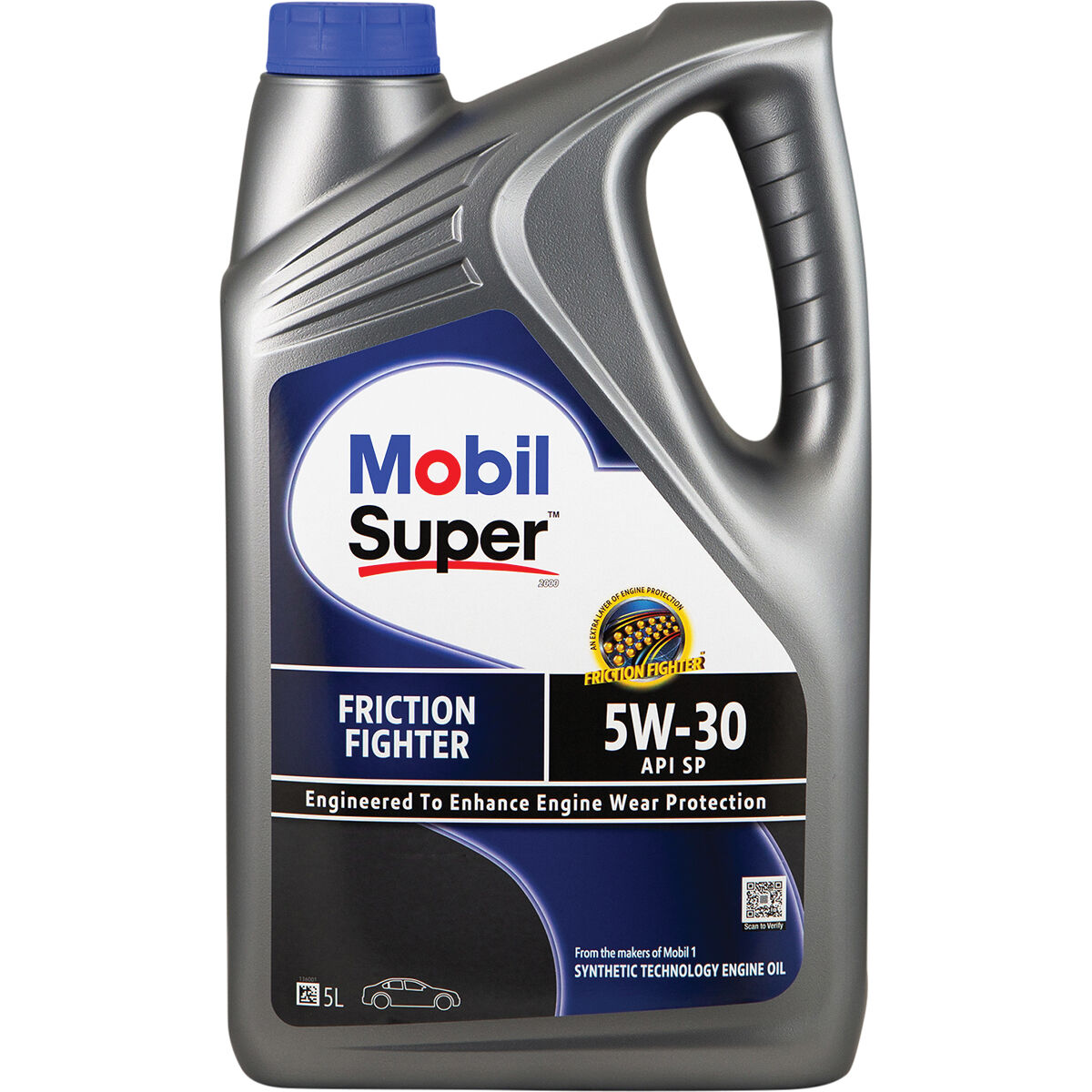 Mobil Super Friction Fighter 5W-30 5 Litre, , scanz_hi-res