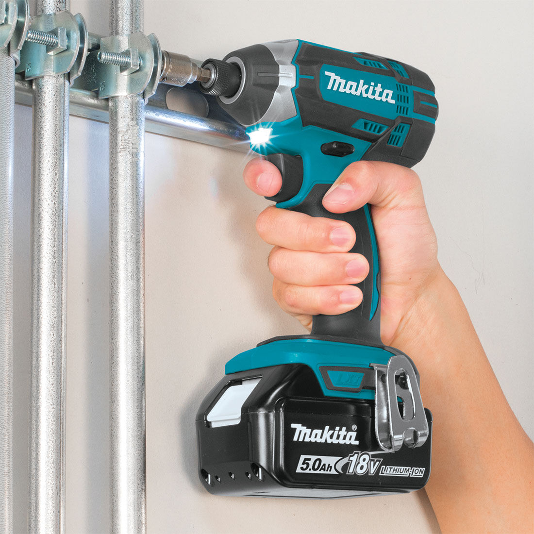 Makita 18V 2 Piece Drill Driver And Impact Driver Kit DLX2127T01, , scanz_hi-res