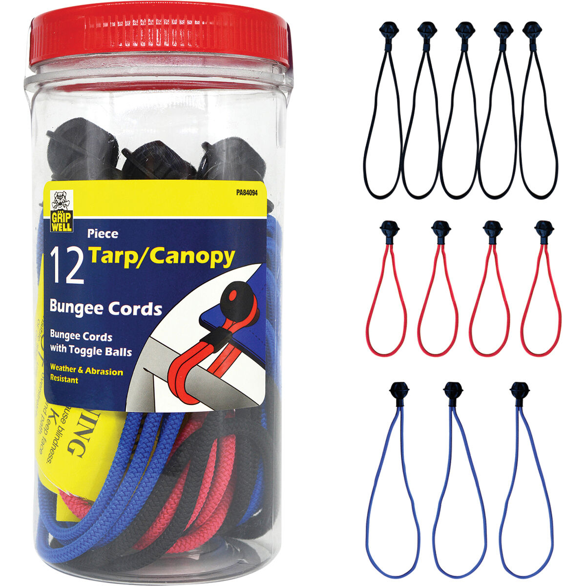 Bungee toggle shop cord straps