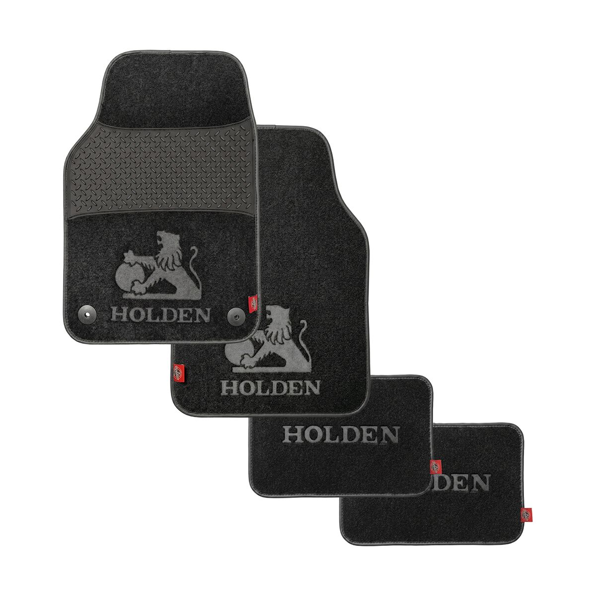 Holden Heritage 4-piece Torana Carpet Floor Mats - Black, , scanz_hi-res