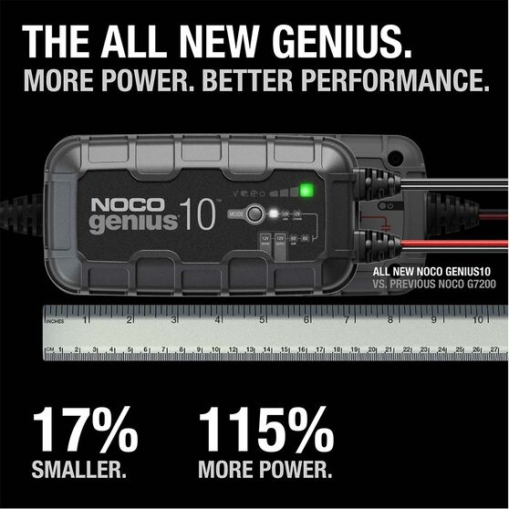 NOCO Genius 10 Battery Charger 6V/12V 10 Amp Supercheap Auto New Zealand