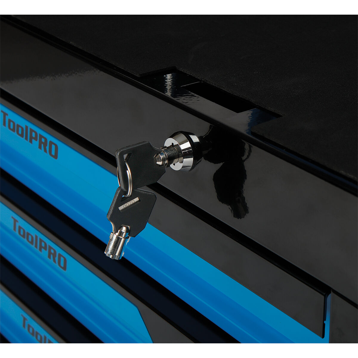 ToolPRO Neon Tool Chest Blue 6 Drawer 42 Inch, , scanz_hi-res