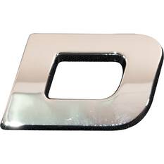 SCA 3D Chrome Badge Letter D, , scanz_hi-res