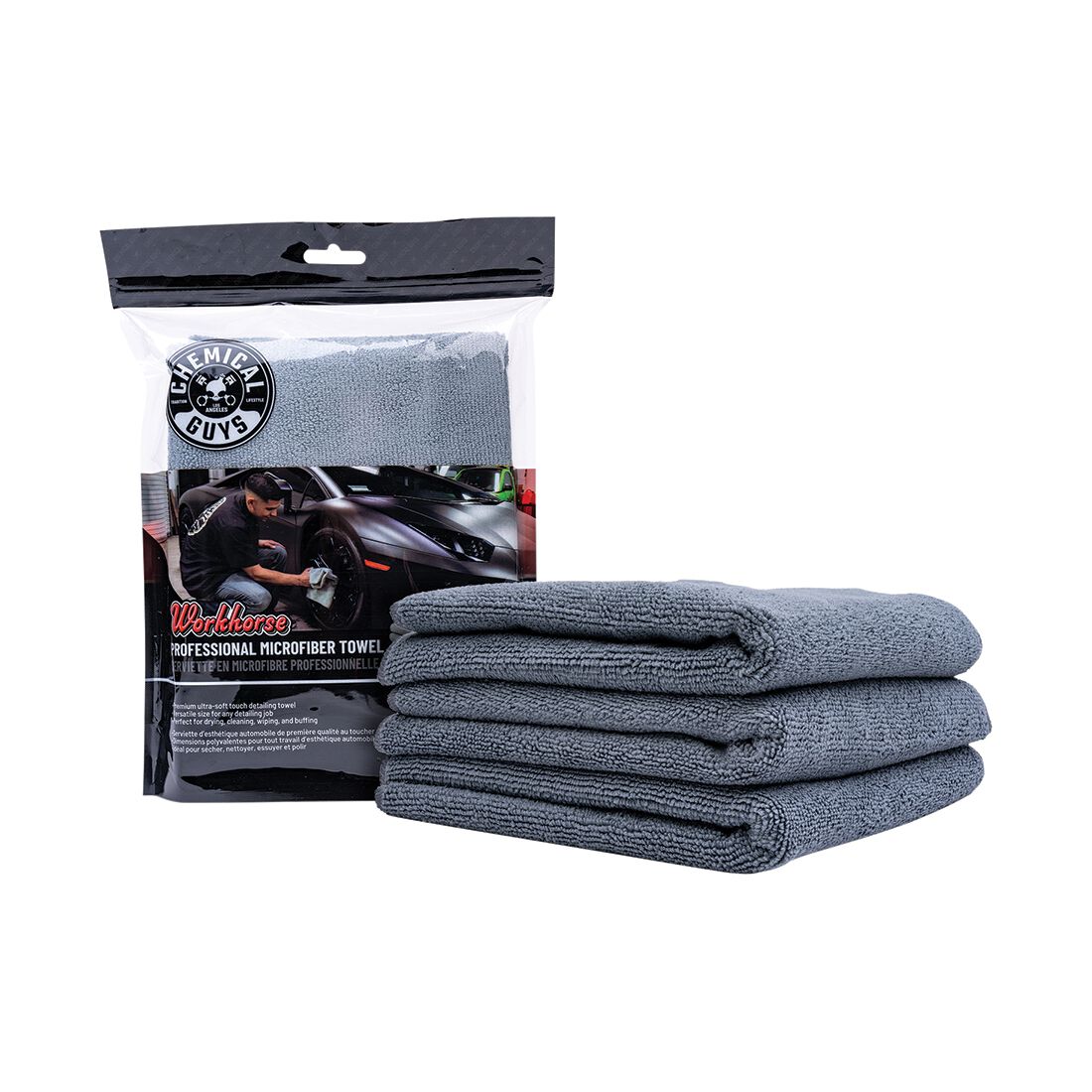 Chemical Guys Workhorse Towel 3 Pack, , scanz_hi-res