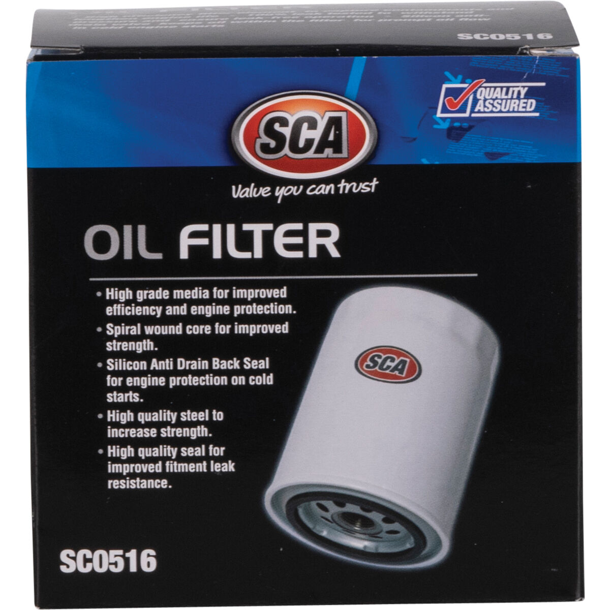 SCA Oil Filter SCO516 (Interchangeable with Z516), , scanz_hi-res