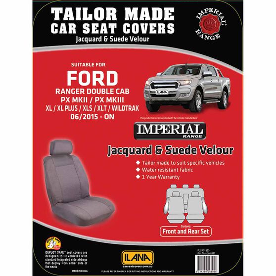 Ford Ranger Wildtrak Car Seat Covers Velcromag
