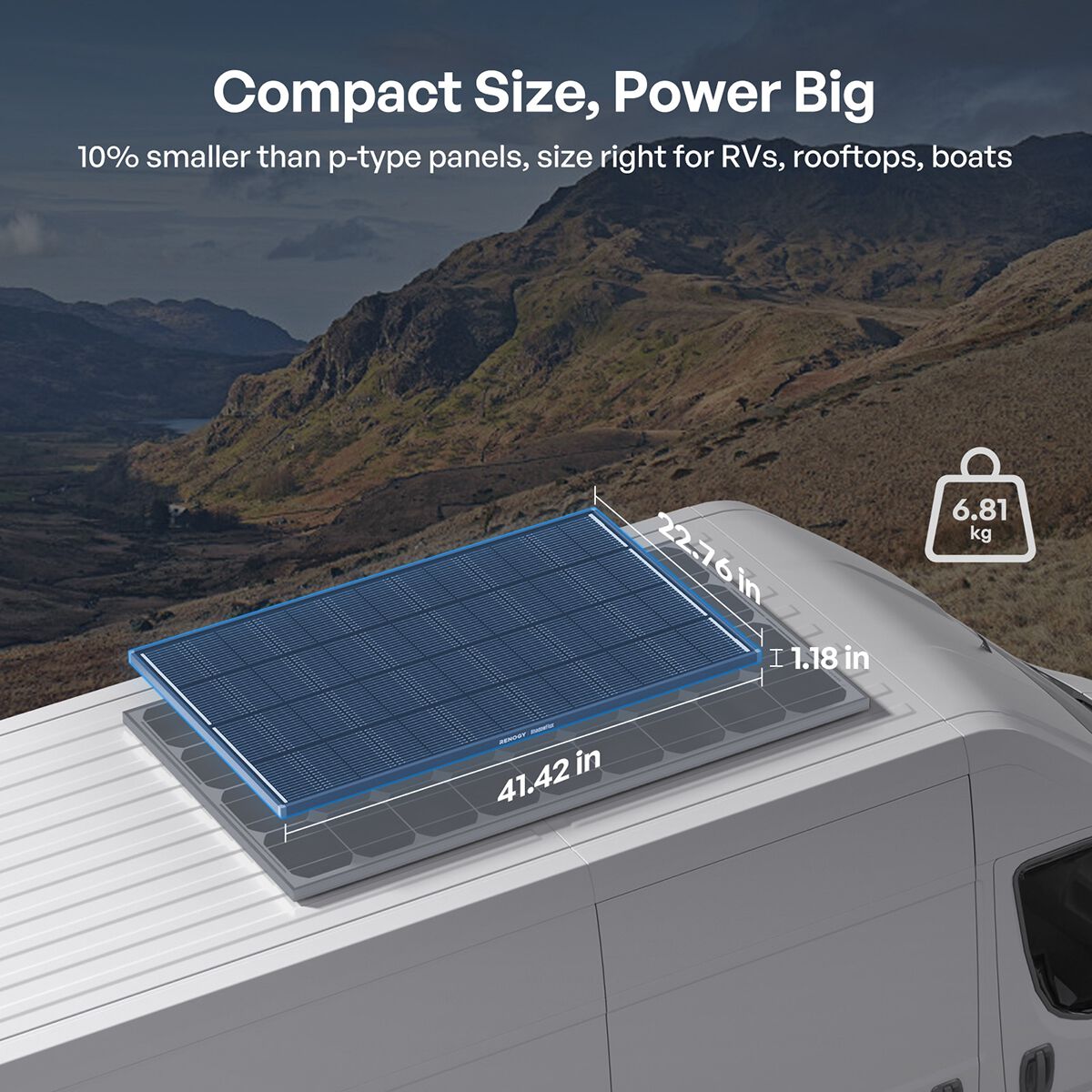 Renogy ShadowFlux 200W 12V N-Type Anti-Shading Solar Panel, , scanz_hi-res