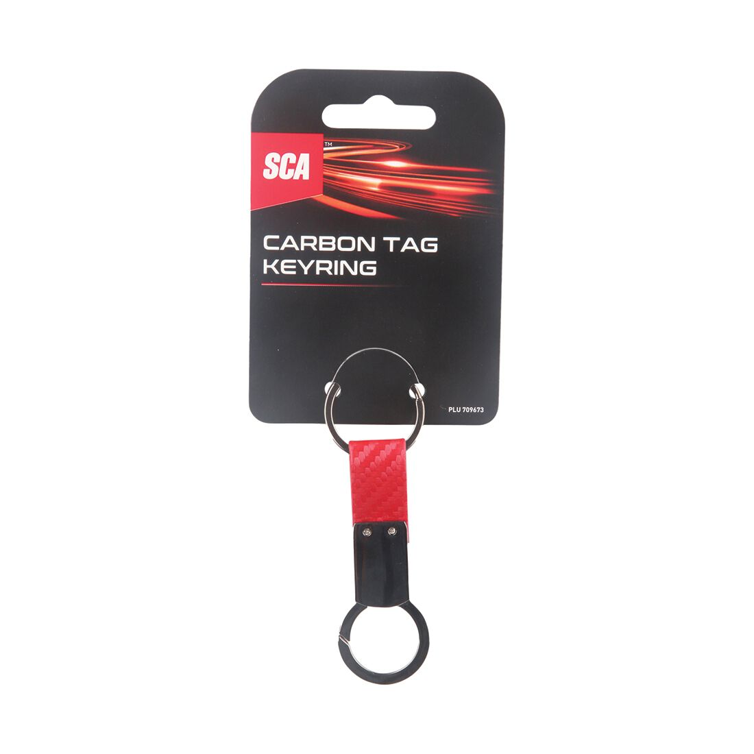 SCA Carbon Fibre Tag Keyring, , scanz_hi-res