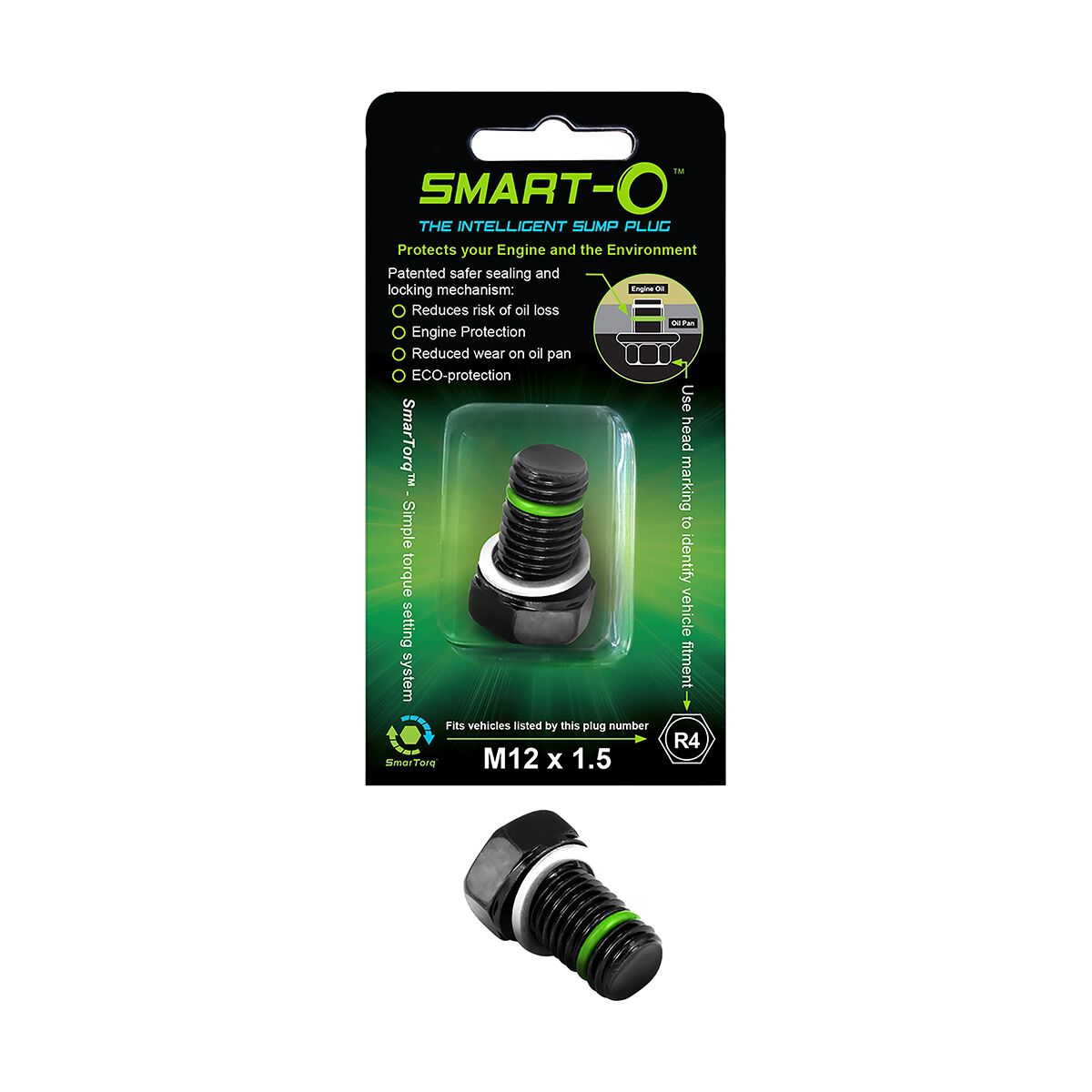 Smart-O Sump / Drain Plug R4 - M12 x 1.5mm, , scanz_hi-res