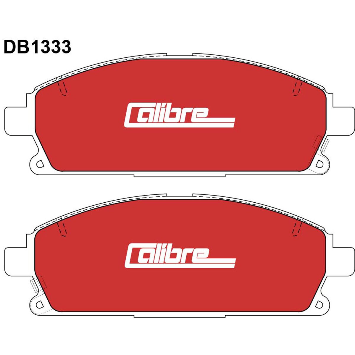 Calibre Disc Brake Pads DB1333CAL, , scanz_hi-res