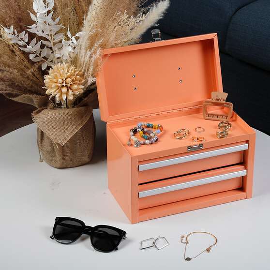 ToolPRO Apricot Mini Tool Chest With Handle, , scanz_hi-res