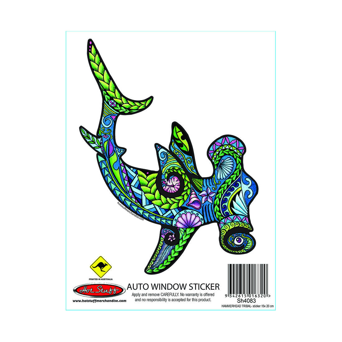 Sticker Hammerhead Tribal, , scanz_hi-res