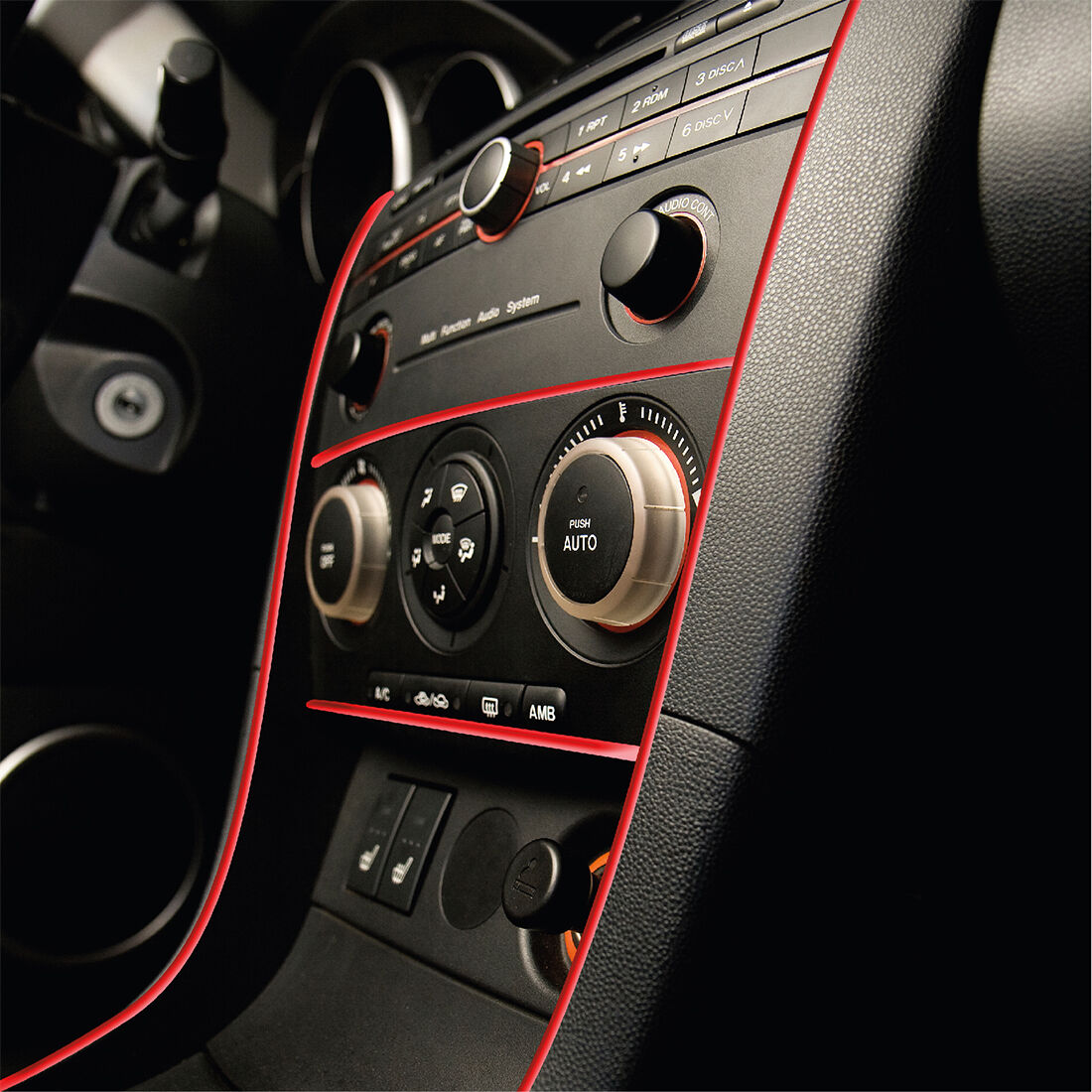 TypeS Interior Accent Strip Red 3.2m, , scanz_hi-res