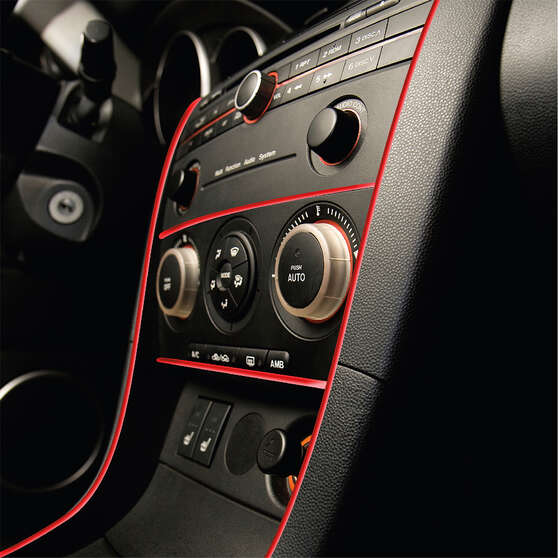 TypeS Interior Accent Strip Red 3.2m, , scanz_hi-res