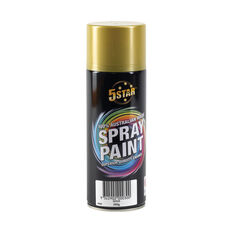 5 Star Enamel Spray Paint Gold 250g, , scanz_hi-res