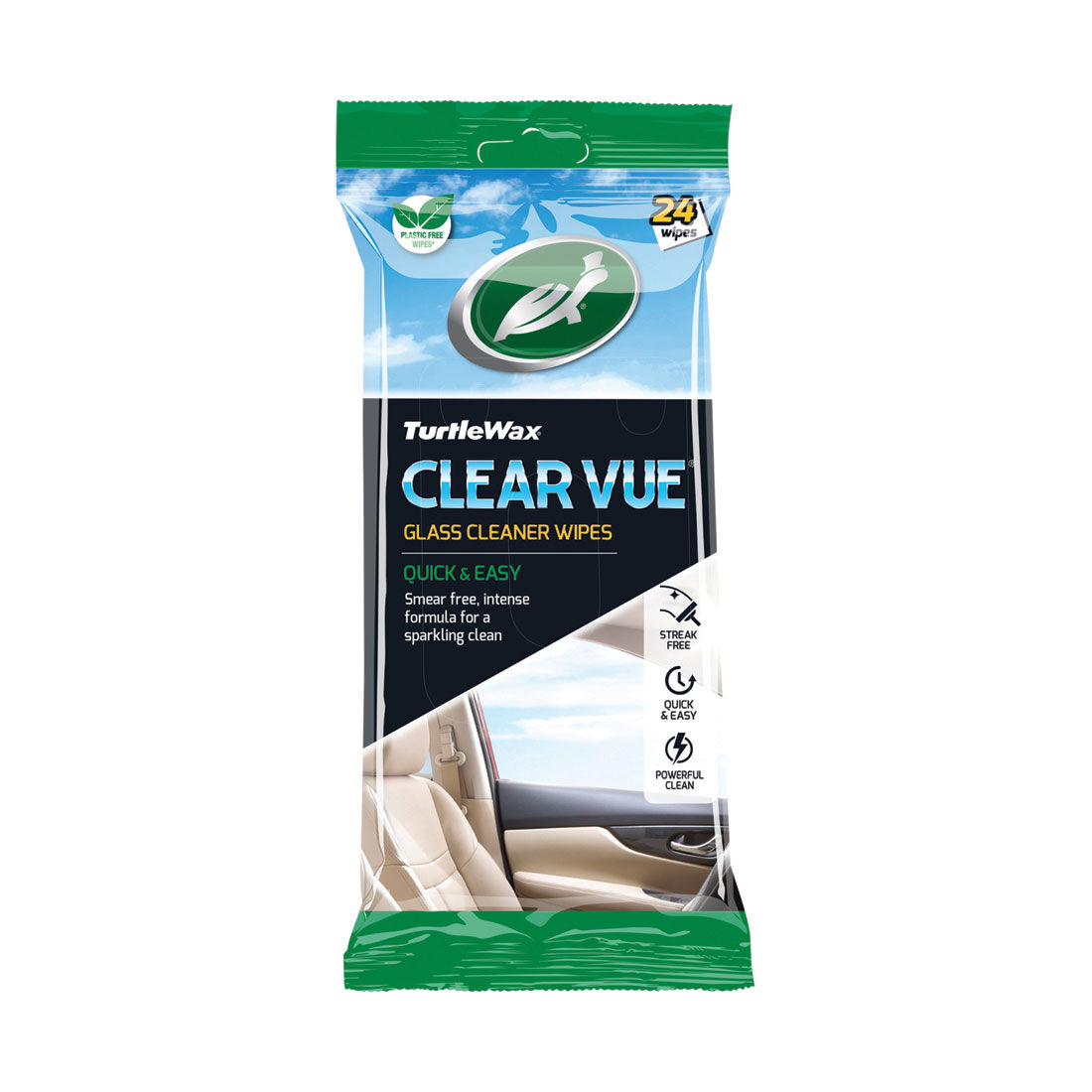 Turtle Wax Clear Vue Glass Wipes 24 Pack, , scanz_hi-res