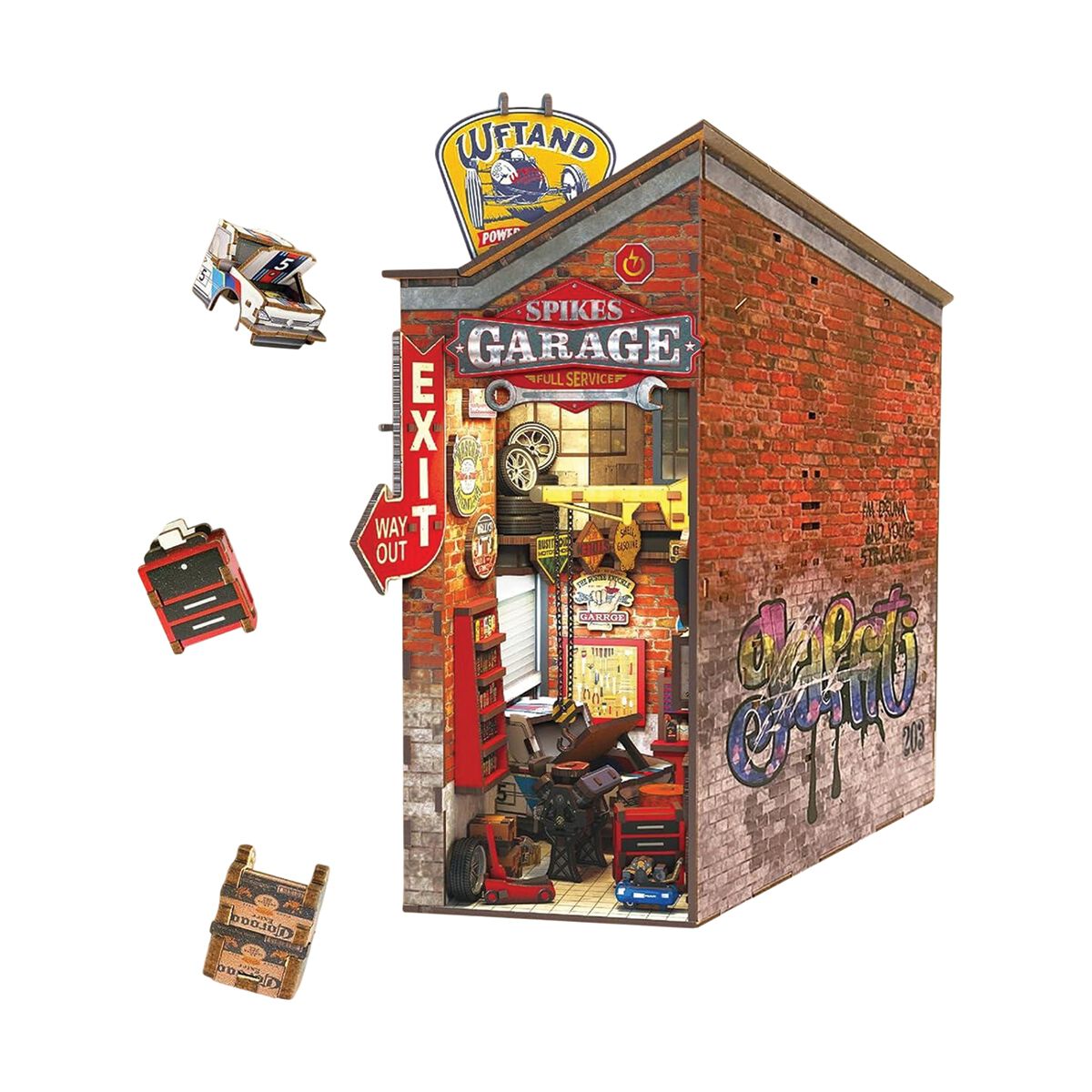 Garage Book Nook Puzzle Kit, , scanz_hi-res