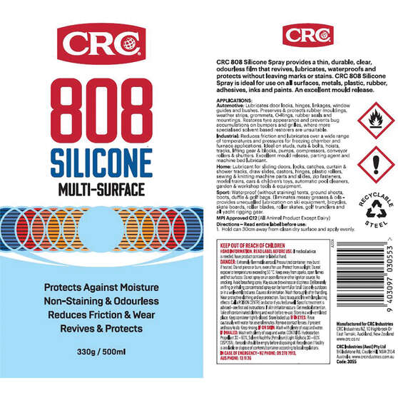 808 Silicone Spray - 500mL, , scanz_hi-res
