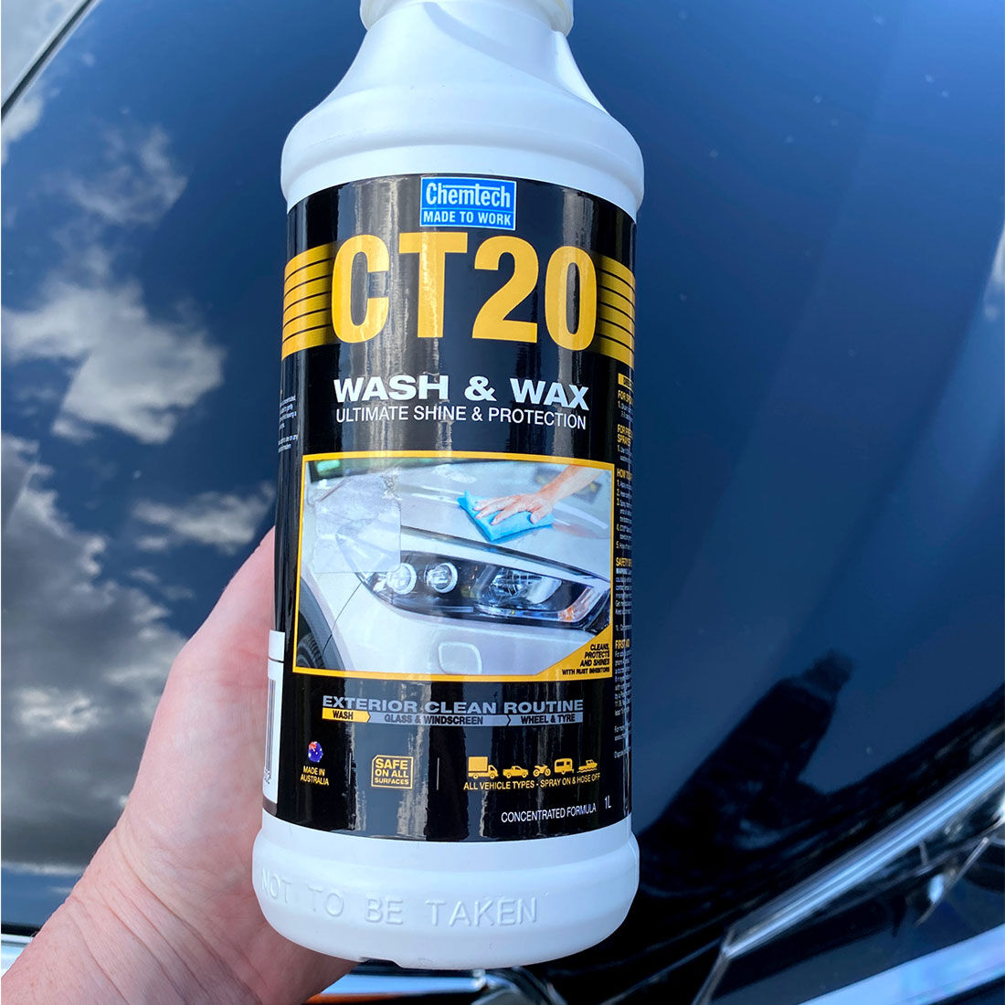 Chemtech CT20 Wash & Wax 1 Litre, , scanz_hi-res