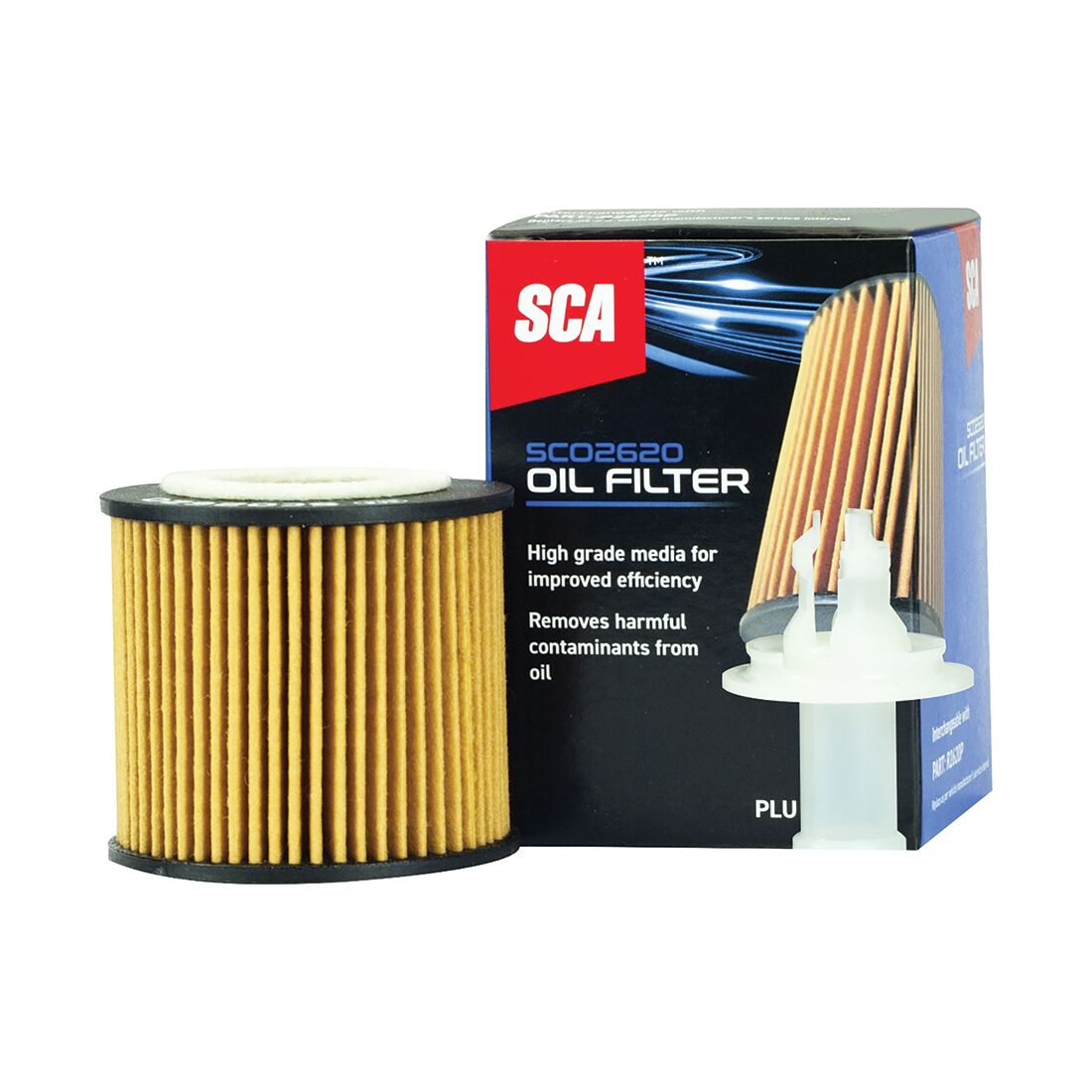 SCA Oil Filter SCO2620 (Interchangeable with R2620P), , scanz_hi-res