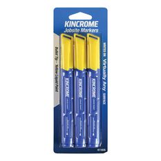 Kincrome Paint Marker 3 Pack Yellow & Bullet Tip, , scanz_hi-res